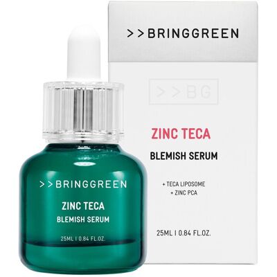 BRINGGREEN Zinc Teca Blemish Serum – Skoncentrowane serum do twarzy przeciw niedoskonałościom 25 ml BRINGGREEN Zinc Teca Blemish Serum – Skoncentrowane serum do twarzy przeciw niedoskonałościom 25 ml