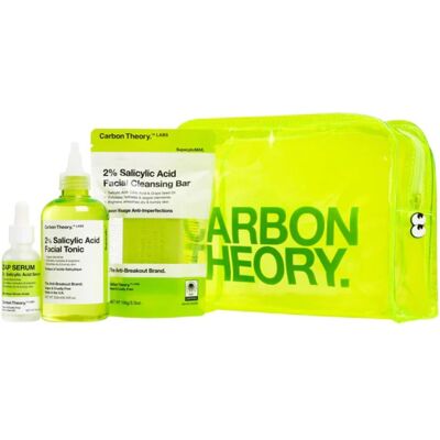 Rio CARBON THEORY ZESTAW DO CERY TRĄDZIKOWEJ MYDŁO SERUM TONIK KWAS SALICYLOWY Rio CARBON THEORY ZESTAW DO CERY TRĄDZIKOWEJ MYDŁO SERUM TONIK KWAS SALICYLOWY