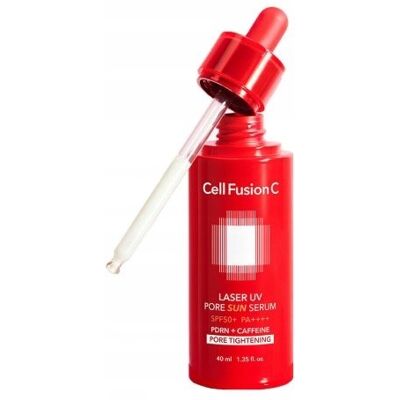 Cell Fusion C Laser UV Pore Sun Serum 40 ml PDRN kofeina lifting porow Cell Fusion C Laser UV Pore Sun Serum 40 ml PDRN kofeina lifting porow