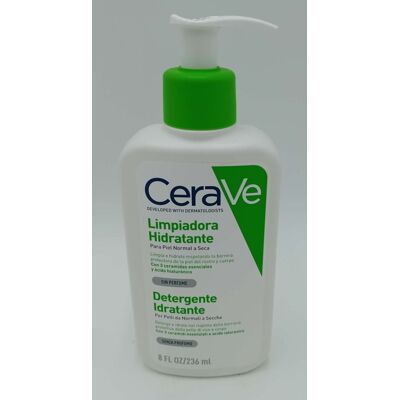 CeraVe Nawilżający żel czyszczący, do skóry normalnej i suchej, 236 ml CeraVe Nawilżający żel czyszczący, do skóry normalnej i suchej, 236 ml