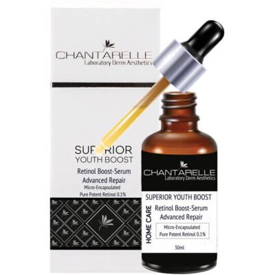Chantarelle Superior Serum z mikrokapsułkowanym czystym retinolem 30ml Chantarelle Superior Serum z mikrokapsułkowanym czystym retinolem 30ml
