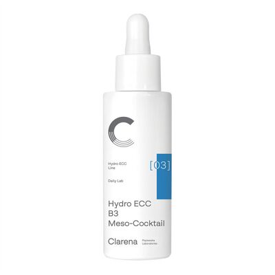 Clarena Hydro ECC B3 Meso-Cocktail Serum do twarzy nawilżające 30 ml Clarena Hydro ECC B3 Meso-Cocktail Serum do twarzy nawilżające 30 ml
