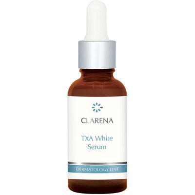 Clarena, TXA White Serum, Rozświetlające serum do każdego rodzaju skóry, 30ml Clarena, TXA White Serum, Rozświetlające serum do każdego rodzaju skóry, 30ml