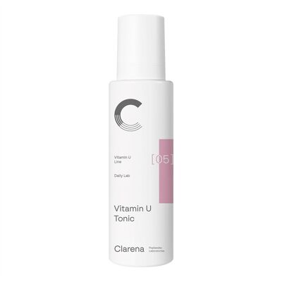 Clarena Vitamin U Tonic Tonik do twarzy z witaminą U Cera wrażliwa 200 ml Clarena Vitamin U Tonic Tonik do twarzy z witaminą U Cera wrażliwa 200 ml