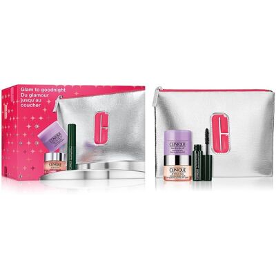 Clinique Glam To Goodnight zestaw krem pod oczy 15ml + oczyszczający balsam 15ml + tusz do rzęs 3.5ml + kosmetyczka Clinique Glam To Goodnight zestaw krem pod oczy 15ml + oczyszczający balsam 15ml + tusz do rzęs 3.5ml + kosmetyczka