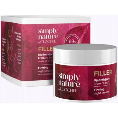 Clochee Simply Nature krem do twarzy ujędrniający na noc 50 ml Clochee Simply Nature krem do twarzy ujędrniający na noc 50 ml