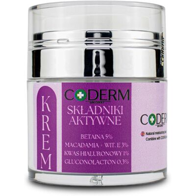 Coderm, Naturalna baza-krem do łączenia z serum, 50 ml Coderm, Naturalna baza-krem do łączenia z serum, 50 ml