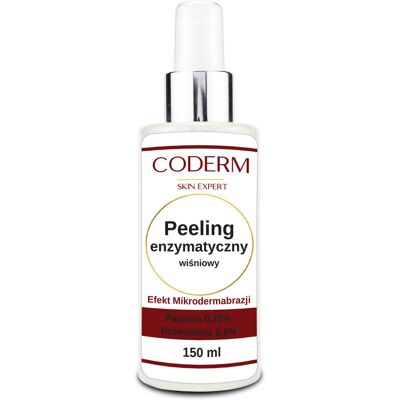 Coderm, Peeling enzymatyczny - Aktywne enzymy Bromelaina Papaina - Profesjonalny, 150ml Coderm, Peeling enzymatyczny - Aktywne enzymy Bromelaina Papaina - Profesjonalny, 150ml