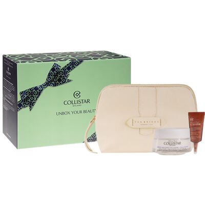 Collistar Set (Ccolagene Cream Balm 50 Ml + Hyaluronic Acid Eye Contour Lifting 5Ml+ Cosmetics Bag) Collistar Set (Ccolagene Cream Balm 50 Ml + Hyaluronic Acid Eye Contour Lifting 5Ml+ Cosmetics Bag)