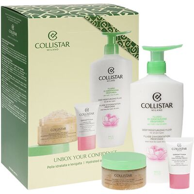 Collistar Set (Fluid Moisturizing 400 Ml + Scrub 150 G + Gel Cream 15 Ml Collistar Set (Fluid Moisturizing 400 Ml + Scrub 150 G + Gel Cream 15 Ml