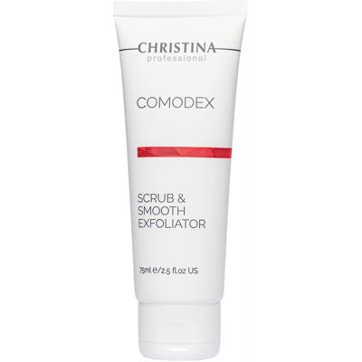 Christina, Comodex, Scrub&Smooth; exfoliator, Wygładzający eksfoliator scrub, 75 ml Christina, Comodex, Scrub&Smooth; exfoliator, Wygładzający eksfoliator scrub, 75 ml