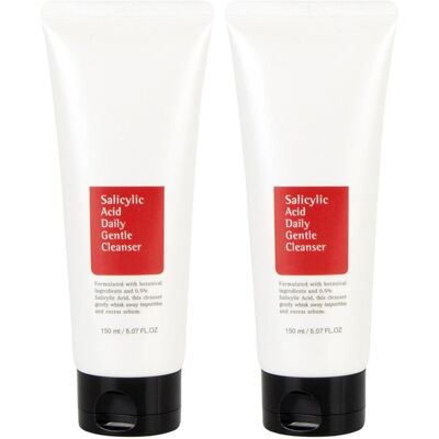 COSRX Salicylic Acid Daily Gentle Cleanser 2 x 150 ml - żel do mycia twarzy, zestaw 2 sztuk COSRX Salicylic Acid Daily Gentle Cleanser 2 x 150 ml - żel do mycia twarzy, zestaw 2 sztuk