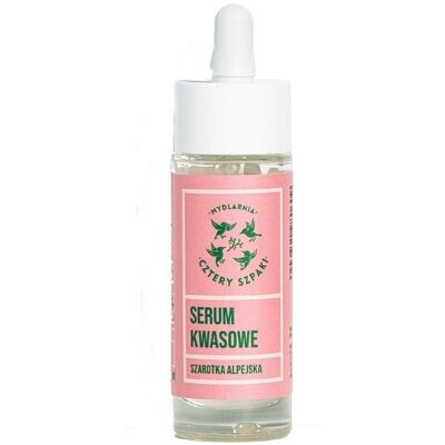 Cztery Szpaki Edelweiss Kwasowe Serum - Do wrażliwej skóry - Pielęgnacja twarzy Cztery Szpaki Edelweiss Kwasowe Serum - Do wrażliwej skóry - Pielęgnacja twarzy