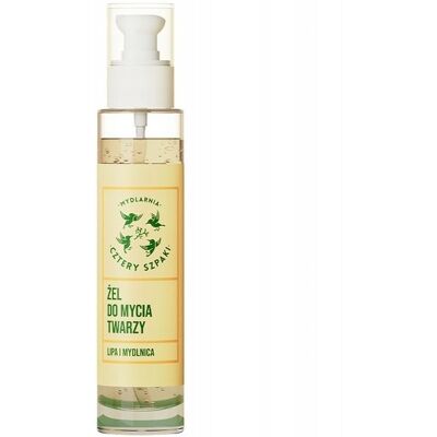 Mydlarnia Cztery Szpaki, Żel Do Mycia Twarzy, Lipa I Mydelnica, 100ml Mydlarnia Cztery Szpaki, Żel Do Mycia Twarzy, Lipa I Mydelnica, 100ml