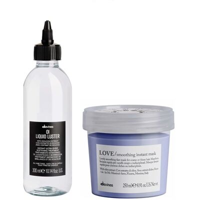 Davines Love Smooth maska 250 ml + Oi Oil kuracja nabłyszczająca 300 ml Davines Love Smooth maska 250 ml + Oi Oil kuracja nabłyszczająca 300 ml