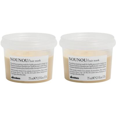 Davines Nounou Maska Regenerująca 75ml X2 Davines Nounou Maska Regenerująca 75ml X2