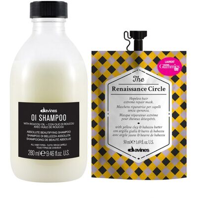 Davines OI Oil szampon 280 ml + Circle Chronicles Renaissance maska 50 ml Davines OI Oil szampon 280 ml + Circle Chronicles Renaissance maska 50 ml