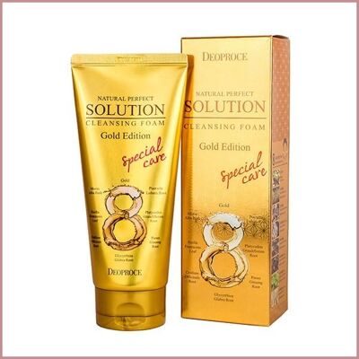 Deoproce, Pianka oczyszczająca do twarzy Gold Edition, 170 ml Deoproce, Pianka oczyszczająca do twarzy Gold Edition, 170 ml