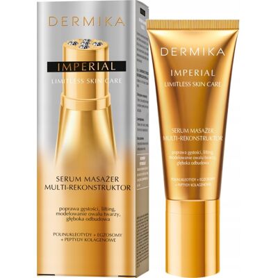 DERMIKA IMPERIAL SERUM DO TWARZY Z MASAŻEREM MULTIREKONSTRUKTOR 50 ML DERMIKA IMPERIAL SERUM DO TWARZY Z MASAŻEREM MULTIREKONSTRUKTOR 50 ML