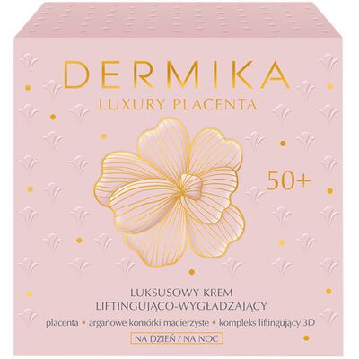 Dermika Luxury Placenta 50+ Krem na twarz - Przeciwstarzeniowy, Lifting, Nawilżający Dermika Luxury Placenta 50+ Krem na twarz - Przeciwstarzeniowy, Lifting, Nawilżający