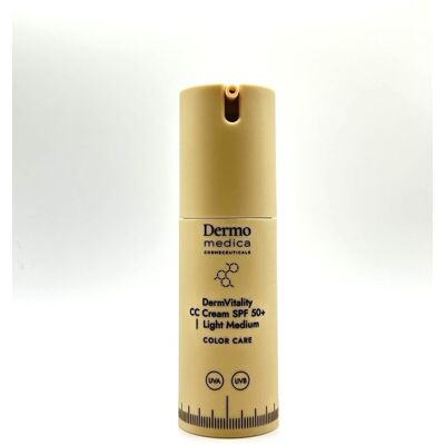 Dermomedica Dermvitality Cc Cream Spf 50+ Light Medium 30ml Dermomedica Dermvitality Cc Cream Spf 50+ Light Medium 30ml