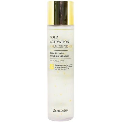 Dr.HEDISON, Gold Activation Calming Toner, kojący tonik do twarzy, 150ml Dr.HEDISON, Gold Activation Calming Toner, kojący tonik do twarzy, 150ml
