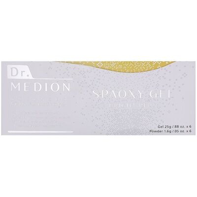 Dr.MEDION Spaoxy gel bright plus Maska do karboksyterapii dla promiennej skóry 6 szt Dr.MEDION Spaoxy gel bright plus Maska do karboksyterapii dla promiennej skóry 6 szt