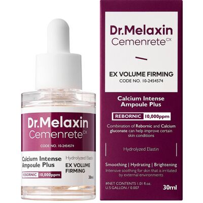DR.MELAXIN CEMENRETE CALCIUM INTENSE AMPOULE PLUS Ujędrniające serum pod oczy i do twarzy 30 ml DR.MELAXIN CEMENRETE CALCIUM INTENSE AMPOULE PLUS Ujędrniające serum pod oczy i do twarzy 30 ml