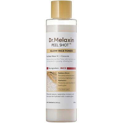 DR.MELAXIN PEEL SHOT LINE ROZŚWIETLAJĄCY TONIK Z EKSTRAKTEM Z BIAŁEGO RYŻU 200ML DR.MELAXIN PEEL SHOT LINE ROZŚWIETLAJĄCY TONIK Z EKSTRAKTEM Z BIAŁEGO RYŻU 200ML