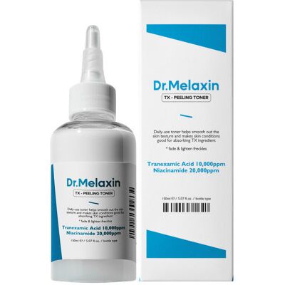 DR.MELAXIN TX-PEELING TONER Mleczny tonik złuszczający z kwasem traneksamowym 150 ml DR.MELAXIN TX-PEELING TONER Mleczny tonik złuszczający z kwasem traneksamowym 150 ml