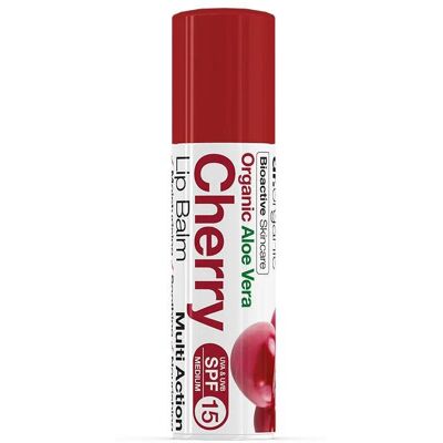 Dr.Organic, Ochronny Balsam Do Ust Z Organicznym Aloesem I Wiśnią SPF15, 5,7ml Dr.Organic, Ochronny Balsam Do Ust Z Organicznym Aloesem I Wiśnią SPF15, 5,7ml