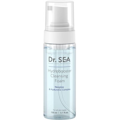 Dr. Sea, Hydrobooster - pianka oczyszczająca - NEOGLOW i kompleks hialuronowy, 150ml Dr. Sea, Hydrobooster - pianka oczyszczająca - NEOGLOW i kompleks hialuronowy, 150ml