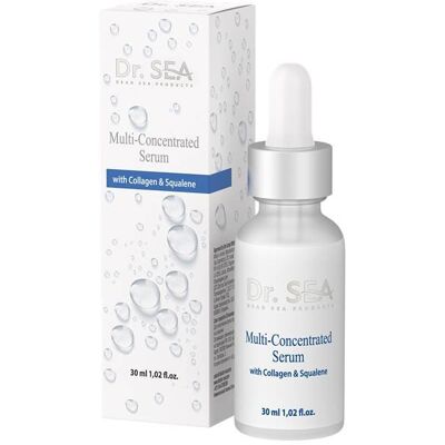 Dr. Sea, Skoncentrowane serum z kolagenem i skwalanem, 30ml Dr. Sea, Skoncentrowane serum z kolagenem i skwalanem, 30ml