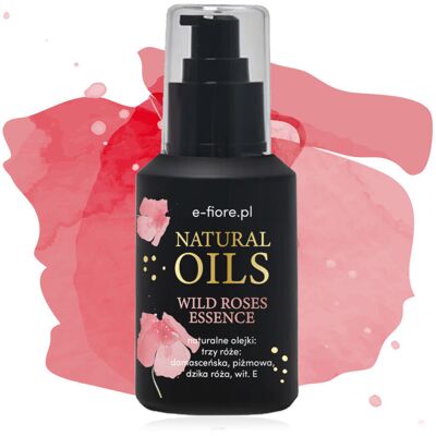 E-Fiore, Różane serum olejkowe z 4 róż Wild Roses Essence, 50ml E-Fiore, Różane serum olejkowe z 4 róż Wild Roses Essence, 50ml