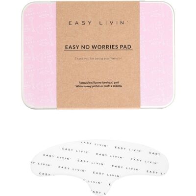 Easy Livin, Easy No Worries Pad, Wielorazowa maska na czoło i dekolt z silikonu Easy Livin, Easy No Worries Pad, Wielorazowa maska na czoło i dekolt z silikonu