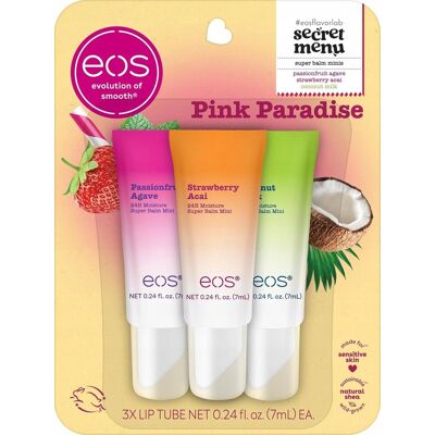 EOS secret menu Paradise - Balsam do ust w tubce 3 smaki EOS secret menu Paradise - Balsam do ust w tubce 3 smaki