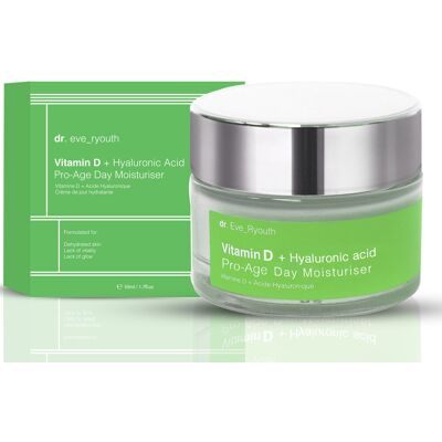 ErthSkin London, Krem na dzień pro-age z witaminą D i kwasem hyaluronowym, 50ml ErthSkin London, Krem na dzień pro-age z witaminą D i kwasem hyaluronowym, 50ml