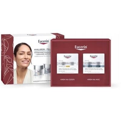 Eucerin Hyaluron-Filler Zestaw prezentowy krem na dzień SPF30 + krem na noc Eucerin Hyaluron-Filler Zestaw prezentowy krem na dzień SPF30 + krem na noc