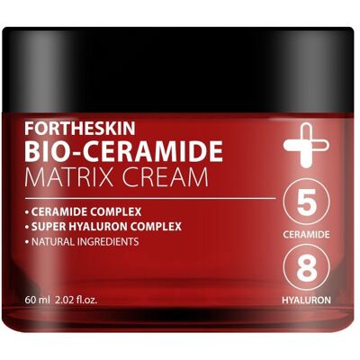 Krem na twarz Bio-Ceramide Fortheskin - Nawilżający & Regenerujący - 60ml Krem na twarz Bio-Ceramide Fortheskin - Nawilżający & Regenerujący - 60ml