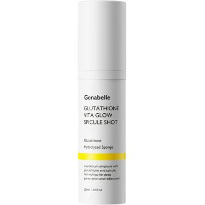 Genabelle - Glutathione Vita Glow Spicule Shot, 30 ml - rozjaśniające serum do twarzy Genabelle - Glutathione Vita Glow Spicule Shot, 30 ml - rozjaśniające serum do twarzy