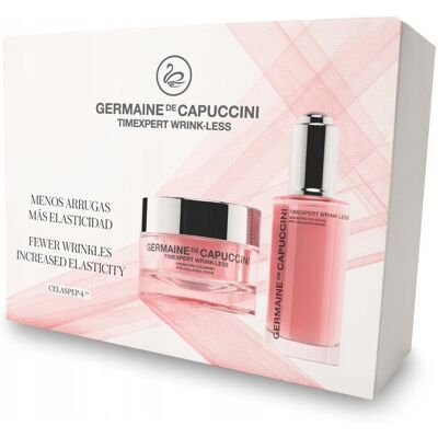 Germaine de Capuccini Wrink Less Zestaw Kolagen Krem + Serum 2 x 50ml Germaine de Capuccini Wrink Less Zestaw Kolagen Krem + Serum 2 x 50ml
