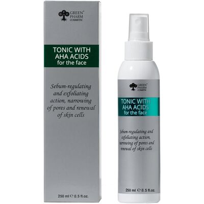 Green Pharm Cosmetic Tonik do twarzy z kwasami AHA 250ml Green Pharm Cosmetic Tonik do twarzy z kwasami AHA 250ml