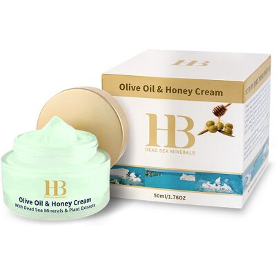 H&B,; Krem nawilżający z oliwą z oliwek i miodem - 50 ml H&B,; Krem nawilżający z oliwą z oliwek i miodem - 50 ml