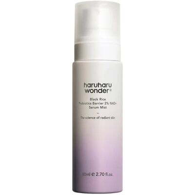 Haruharu Wonder Black Rice Probiotics Barrier 2% NAD+ Serum Mist Lekka Kremowa Mgiełka do Twarzy 80ml Haruharu Wonder Black Rice Probiotics Barrier 2% NAD+ Serum Mist Lekka Kremowa Mgiełka do Twarzy 80ml