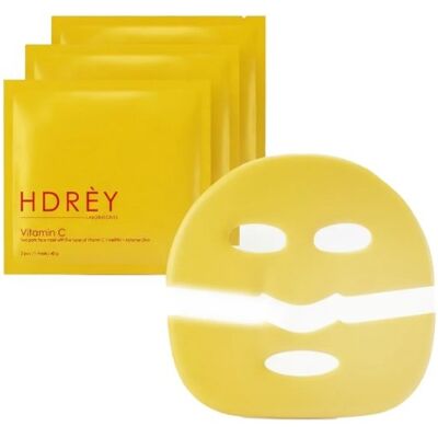 HDREY Hydrożelowa maska rozświetlająco-antyoksydacyjna Vitamin C 3x40g HDREY Hydrożelowa maska rozświetlająco-antyoksydacyjna Vitamin C 3x40g