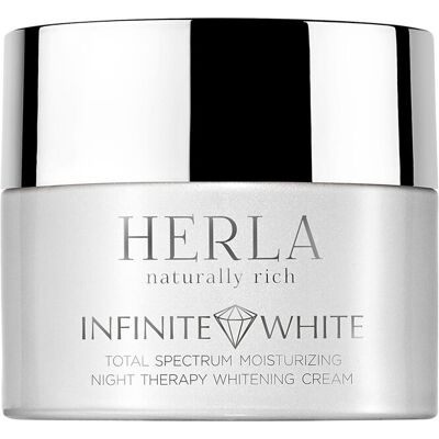 Herla, Infinite White, nawilżający krem na noc wybielający przebarwienia Total Spectrum, 50 ml Herla, Infinite White, nawilżający krem na noc wybielający przebarwienia Total Spectrum, 50 ml