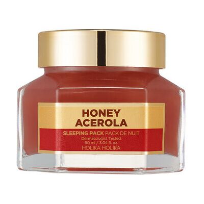 Holika Holika, Honey Sleeping Pack Acerola, całonocna maseczka, 90 ml Holika Holika, Honey Sleeping Pack Acerola, całonocna maseczka, 90 ml