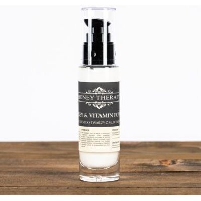 Honey Therapy, nawilżający krem do twarzy z mleczkiem pszczelim, 50 ml Honey Therapy, nawilżający krem do twarzy z mleczkiem pszczelim, 50 ml