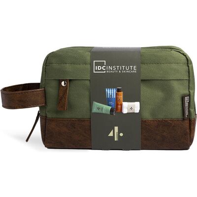 IDC Institute, Zestaw do pielęgnacji twarzy w stylowej kosmetyczce, 5 szt. IDC Institute, Zestaw do pielęgnacji twarzy w stylowej kosmetyczce, 5 szt.