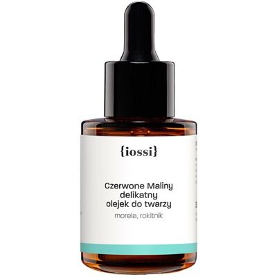 Olej na twarz z czerwonych malin Iossi - Organiczna naturalna pielęgnacja Olej na twarz z czerwonych malin Iossi - Organiczna naturalna pielęgnacja